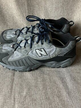 New Balance 470 Mens 14 4E All Terrain Running Shoes Gry Blk CM470BK